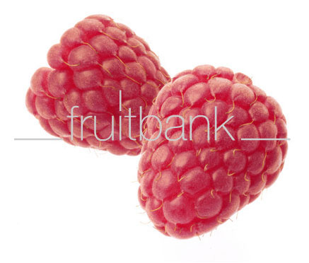 Fruitbank Foto: Zwei Himbeeren UK018025